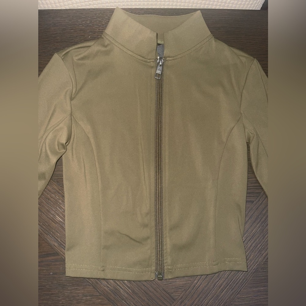 BALANCE ATHLETICA- The Elevated Cropped Zip XXS